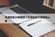 天津检出59例阳性›天津检出59例阳性人员